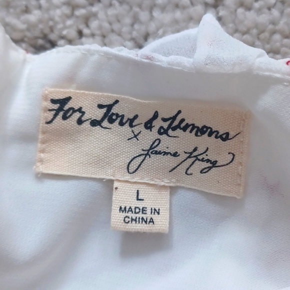 🍋For Love & Lemons LA BROOKE COCKTAIL DRESS - Picture 13 of 16